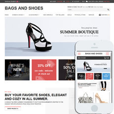 Ecommerce Template Bags & Shoes 