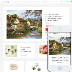 Ecommerce Template Art & Craft 